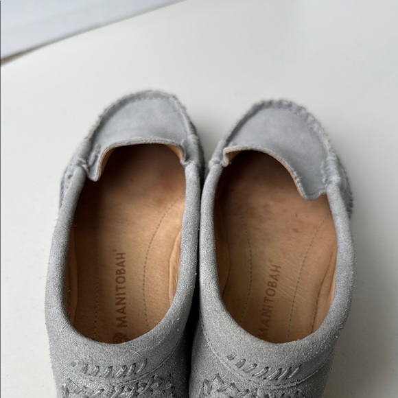 Manitobah Gray Moccasins Leather Suede - Picture 11 of 16